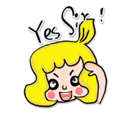 Miss Nothing - don't worry be happy sticker #13773608