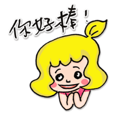 Miss Nothing - don't worry be happy sticker #13773610