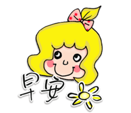 Miss Nothing - don't worry be happy sticker #13773611