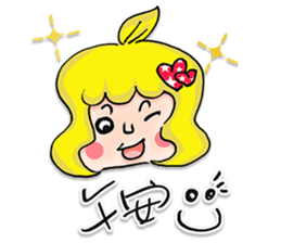 Miss Nothing - don't worry be happy sticker #13773612