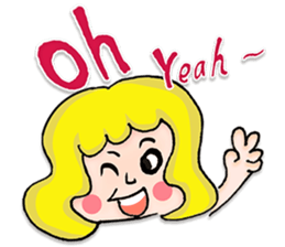 Miss Nothing - don't worry be happy sticker #13773618