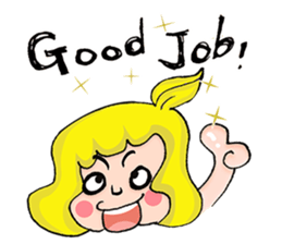 Miss Nothing - don't worry be happy sticker #13773619