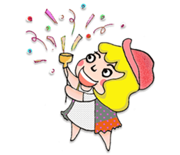 Miss Nothing - don't worry be happy sticker #13773620
