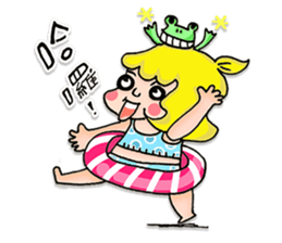 Miss Nothing - don't worry be happy sticker #13773622