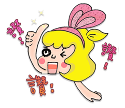 Miss Nothing - don't worry be happy sticker #13773625