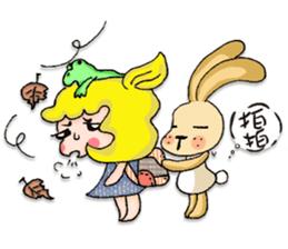 Miss Nothing - don't worry be happy sticker #13773628