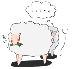 cutesheep sticker #13773794