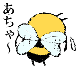 It's a honeybee. sticker #13773938