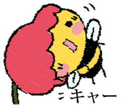 It's a honeybee. sticker #13773944