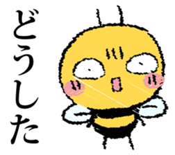 It's a honeybee. sticker #13773954
