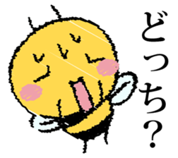 It's a honeybee. sticker #13773958