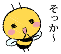 It's a honeybee. sticker #13773961