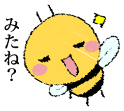 It's a honeybee. sticker #13773962