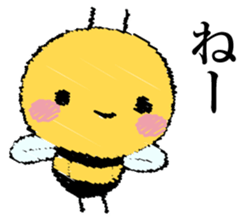 It's a honeybee. sticker #13773963