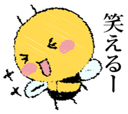 It's a honeybee. sticker #13773968