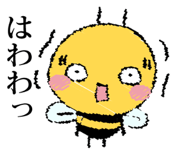 It's a honeybee. sticker #13773973