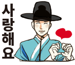 korea drama character (Korean ver.) sticker #13774401