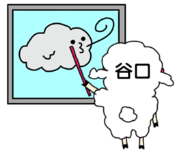 Sticker for the name Taniguchi sticker #13774583