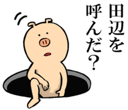 The sticker which Tanabe use sticker #13774618