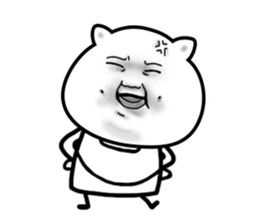 Ugly face 4 sticker #13774635