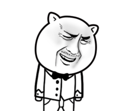 Ugly face 4 sticker #13774637