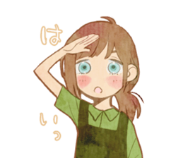 Universe at a fingertip sticker #13775991