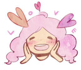 Universe at a fingertip sticker #13776003