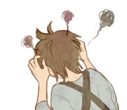 Universe at a fingertip sticker #13776013