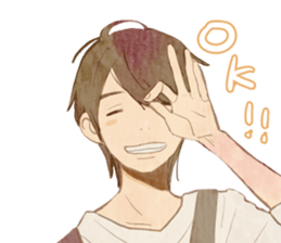 Universe at a fingertip sticker #13776014