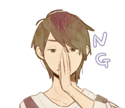 Universe at a fingertip sticker #13776015