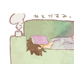 Universe at a fingertip sticker #13776016