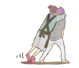 Universe at a fingertip sticker #13776025