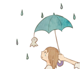 Universe at a fingertip sticker #13776026