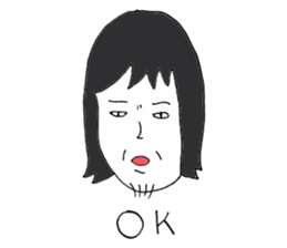 Men of long hair 2 sticker #13776226