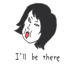 Men of long hair 2 sticker #13776231