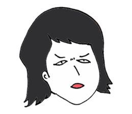 Men of long hair 2 sticker #13776233