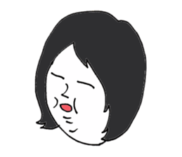 Men of long hair 2 sticker #13776235