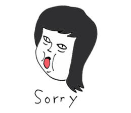 Men of long hair 2 sticker #13776250