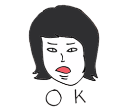 Men of long hair 2 sticker #13776251