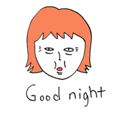 Men of long hair 2 sticker #13776254