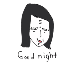 Men of long hair 2 sticker #13776258