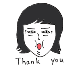 Men of long hair 2 sticker #13776259