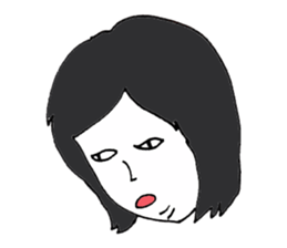 Men of long hair 2 sticker #13776261