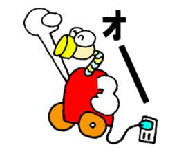 Cleaner bird sticker #13776491