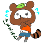 tank top animal sticker #13779185