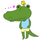 tank top animal sticker #13779192