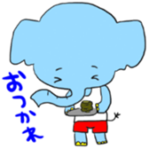 tank top animal sticker #13779217