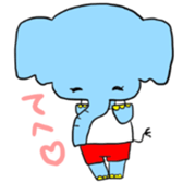 tank top animal sticker #13779221