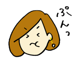 everyday use girl's feeling sticker #13779274