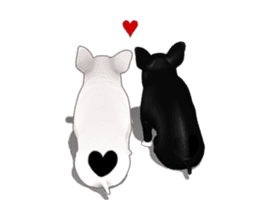 Cute and lovely French bulldog Animated sticker #13779933